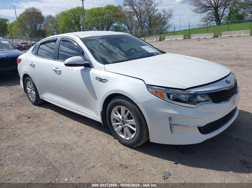 2016 Kia Optima Lx VIN: 5XXGT4L32GG047039 Lot: 39372989