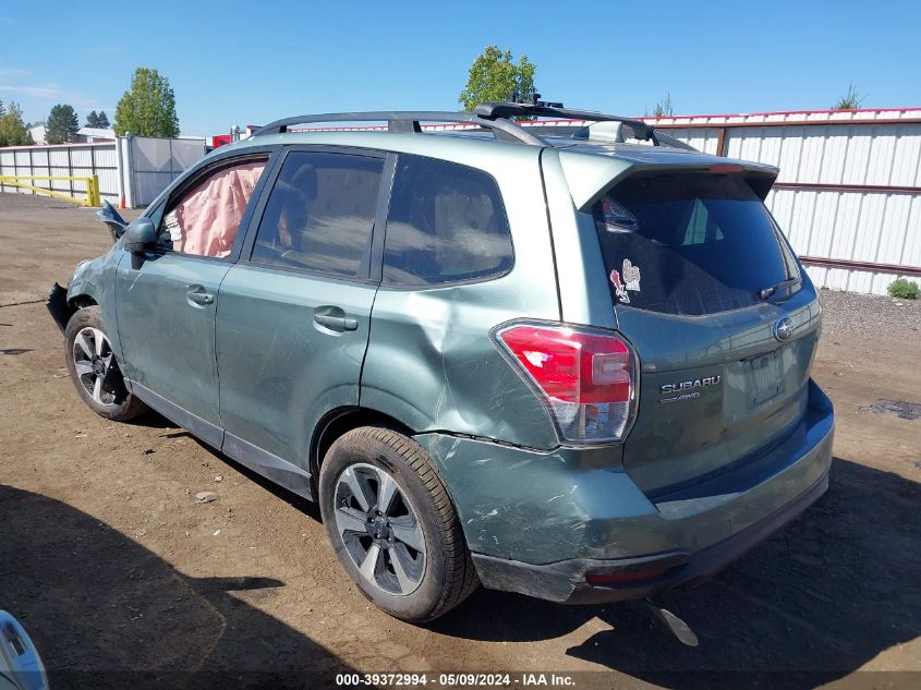 2018 Subaru Forester 2.5I Premium VIN: JF2SJAGCXJH570989 Lot: 39372994