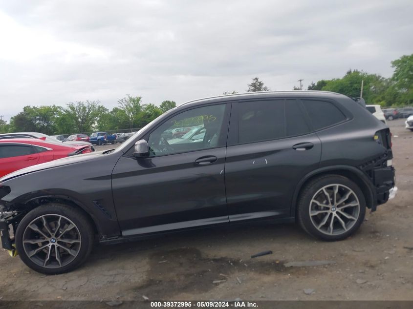 2019 BMW X3 xDrive30I VIN: 5UXTR9C5XKLR03917 Lot: 39372995