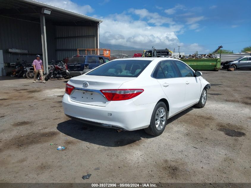 2016 Toyota Camry Le VIN: 4T1BF1FK6GU132166 Lot: 39372996