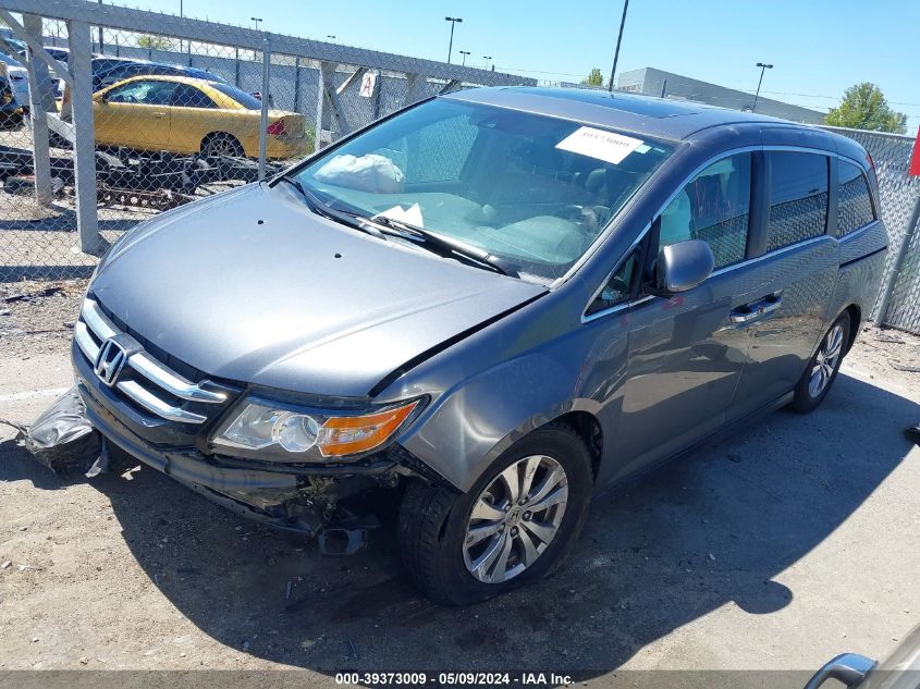 2014 Honda Odyssey Ex-L VIN: 5FNRL5H67EB034885 Lot: 39373009