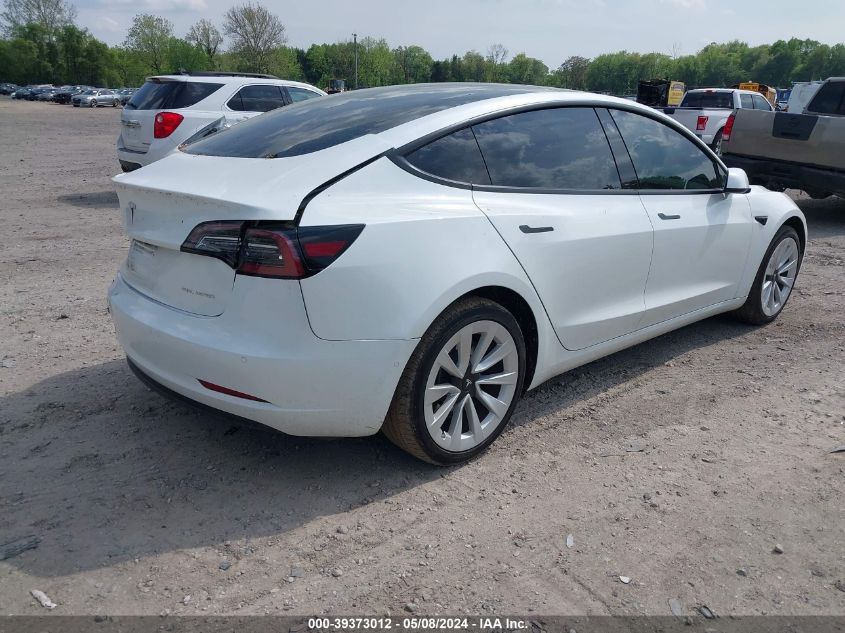 2022 Tesla Model 3 Long Range Dual Motor All-Wheel Drive VIN: 5YJ3E1EB1NF170682 Lot: 39373012