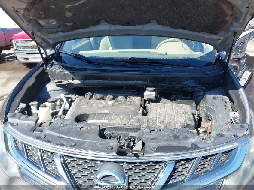 2011 Nissan Murano Sl VIN: JN8AZ1MW6BW161214 Lot: 39373020