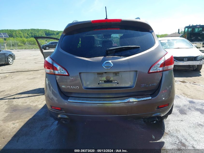 2011 Nissan Murano Sl VIN: JN8AZ1MW6BW161214 Lot: 39373020