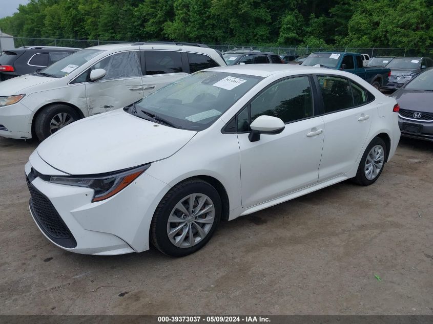 2020 Toyota Corolla Le VIN: JTDEPRAE8LJ025663 Lot: 39373037