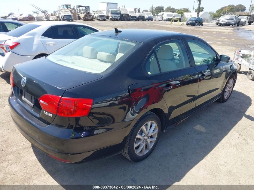 2011 Volkswagen Jetta 2.5L Se VIN: 3VWDZ7AJ5BM316837 Lot: 39373042