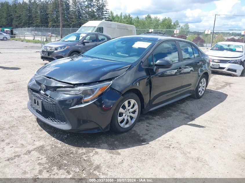 2021 Toyota Corolla Le VIN: 5YFEPMAE6MP266539 Lot: 39373058