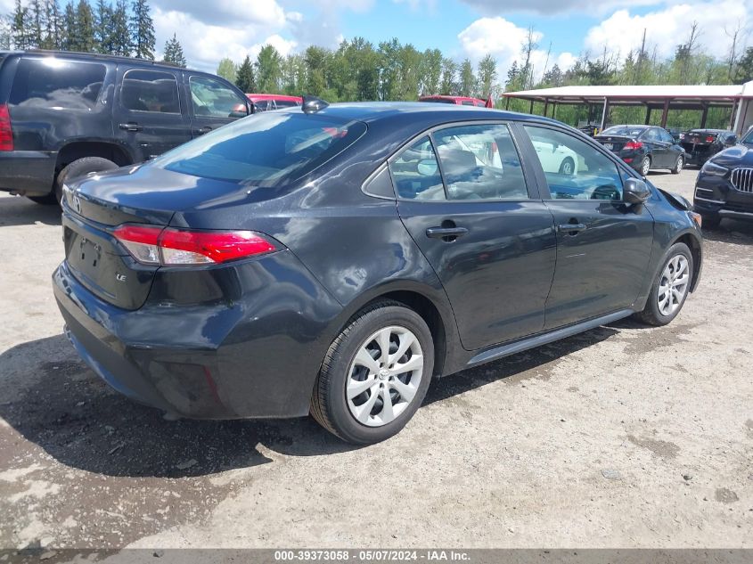 2021 Toyota Corolla Le VIN: 5YFEPMAE6MP266539 Lot: 39373058