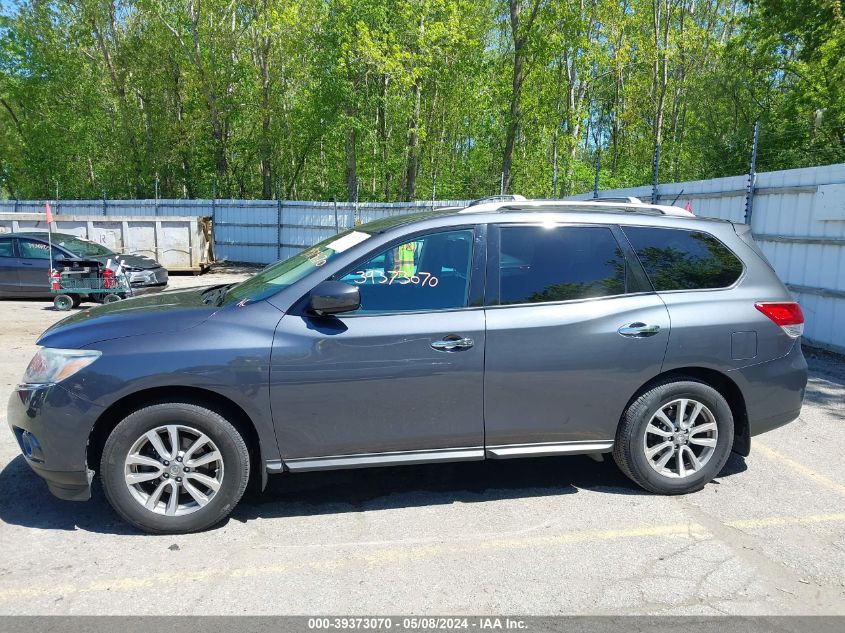 2013 Nissan Pathfinder Sv VIN: 5N1AR2MM6DC615672 Lot: 39373070