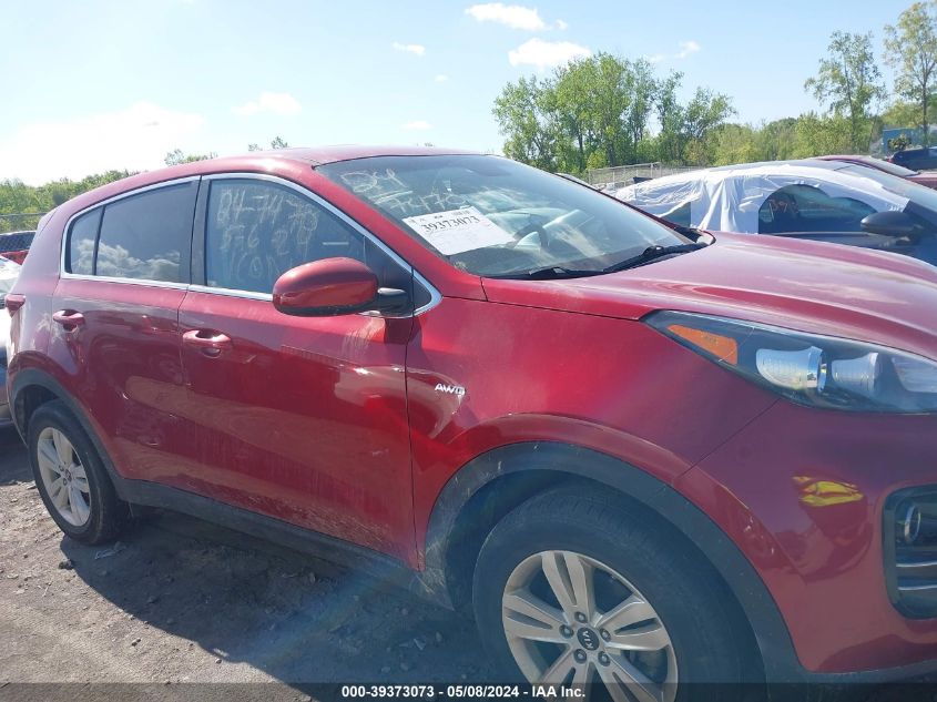 2019 Kia Sportage Lx VIN: KNDPMCAC8K7614320 Lot: 39373073