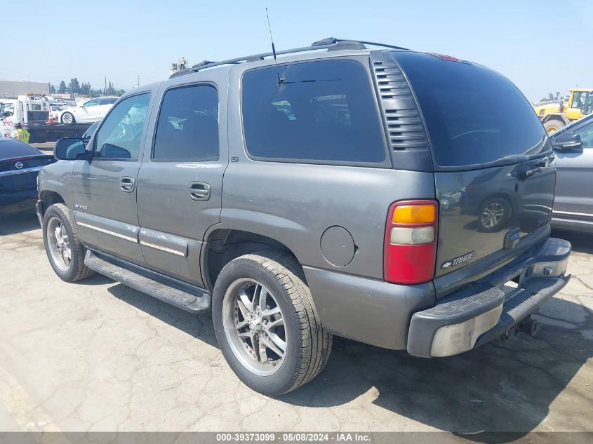 2001 Chevrolet Tahoe Lt VIN: 1GNEK13T91J135993 Lot: 39373099