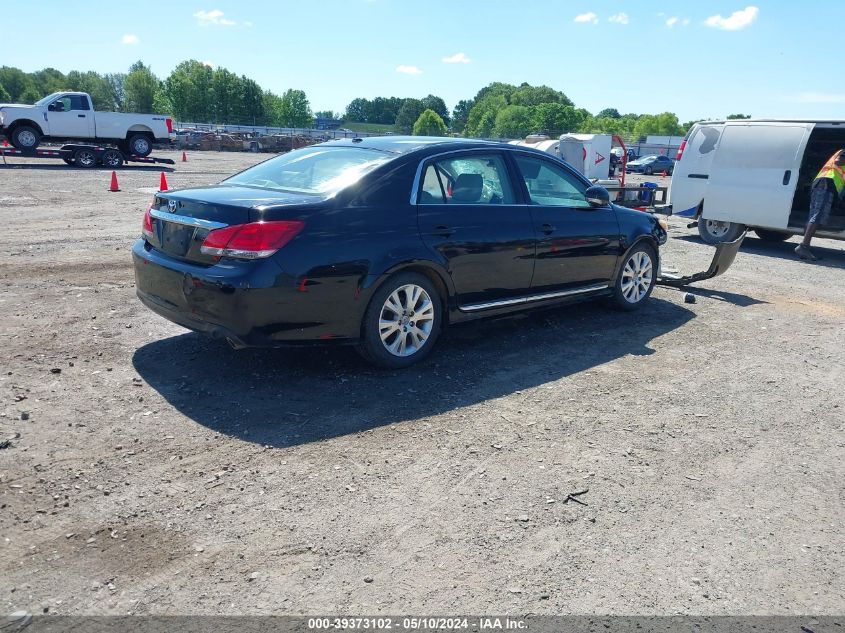 2011 Toyota Avalon VIN: 4T1BK3DB8BU376890 Lot: 39373102