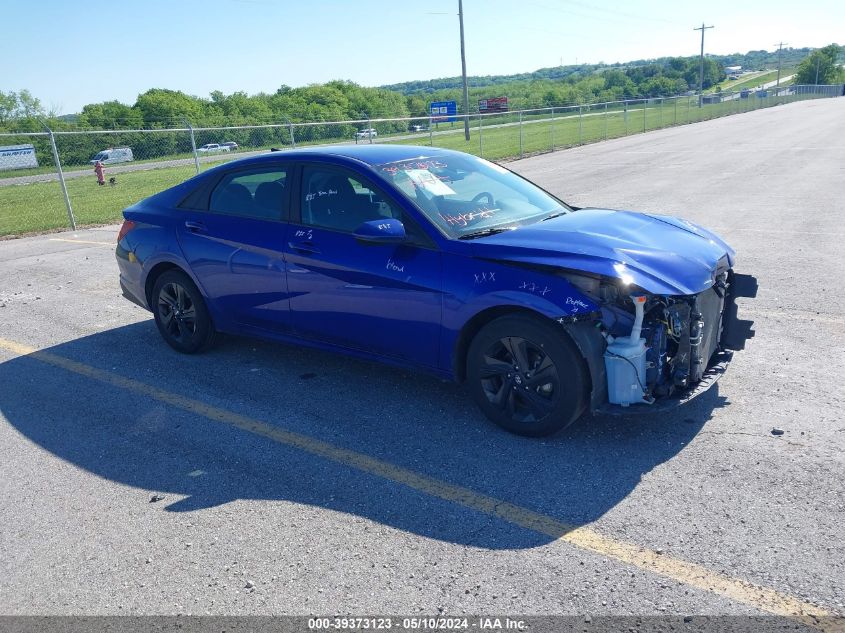 2023 Hyundai Elantra Hybrid Blue VIN: KMHLM4AJ0PU035829 Lot: 39373123