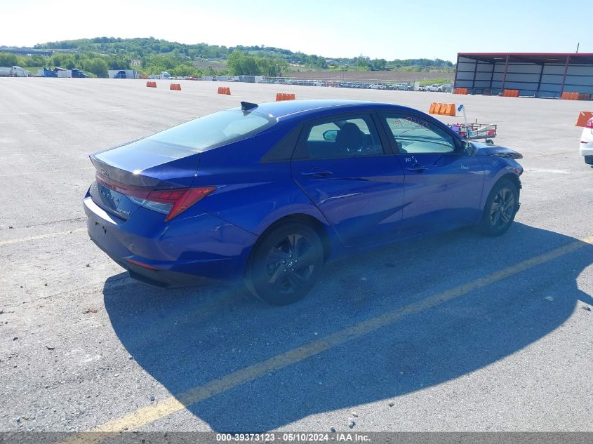 2023 Hyundai Elantra Hybrid Blue VIN: KMHLM4AJ0PU035829 Lot: 39373123