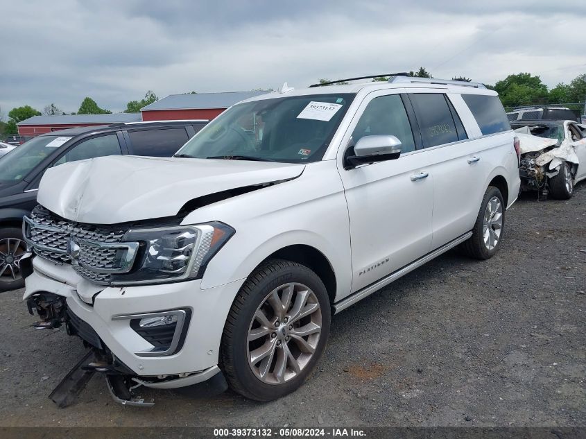 2019 Ford Expedition Max Platinum VIN: 1FMJK1MT0KEA60127 Lot: 39373132