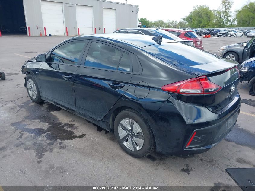 2019 Hyundai Ioniq Hybrid Blue VIN: KMHC65LC8KU168507 Lot: 39373147