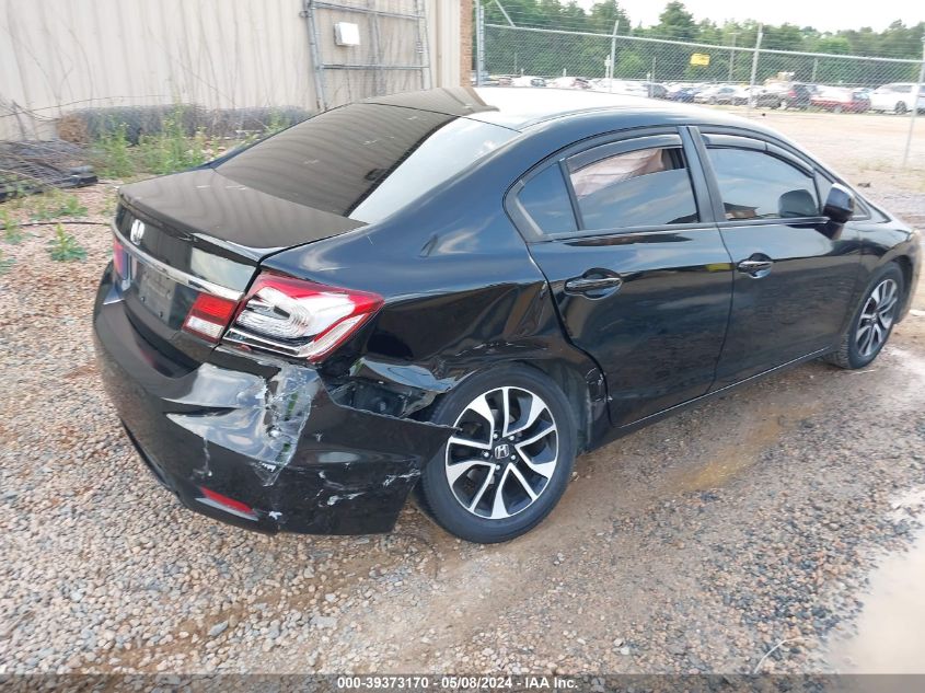 2013 Honda Civic Ex VIN: 2HGFB2F84DH506673 Lot: 39373170