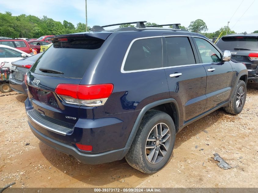 2017 Jeep Grand Cherokee Limited 4X4 VIN: 1C4RJFBGXHC734866 Lot: 39373172