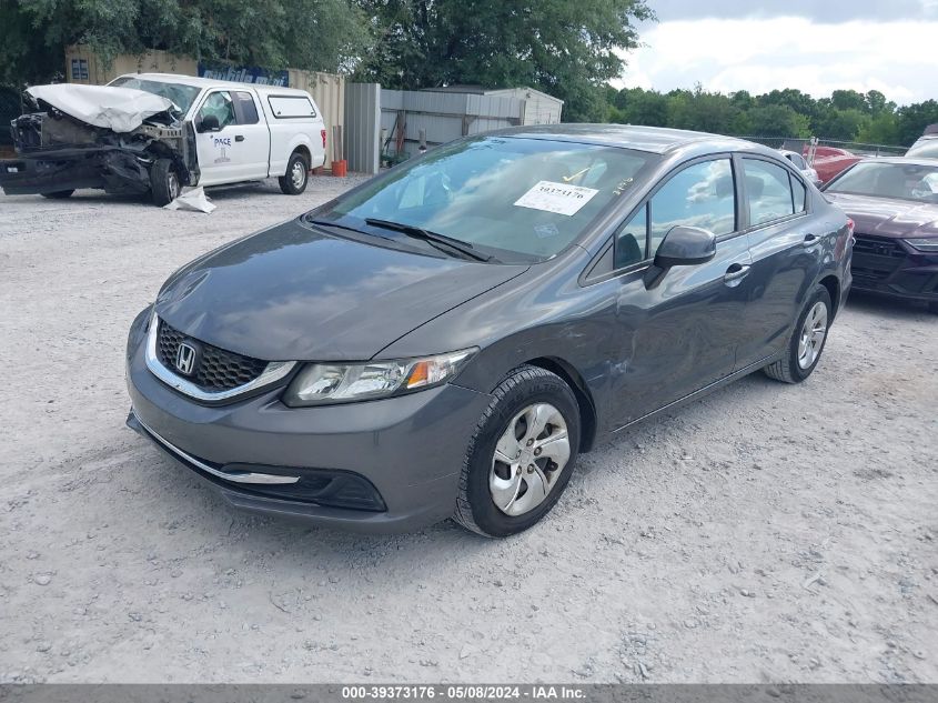 2013 Honda Civic Lx VIN: 2HGFB2F5XDH573509 Lot: 39373176