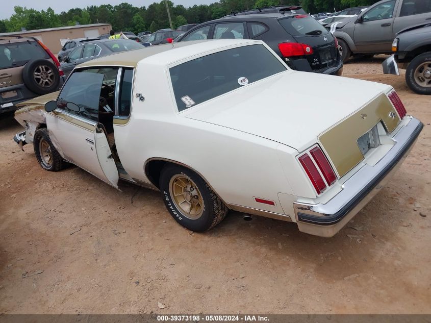 1979 Oldsmobile Cutlass VIN: 00003K47R9M544324 Lot: 39373198