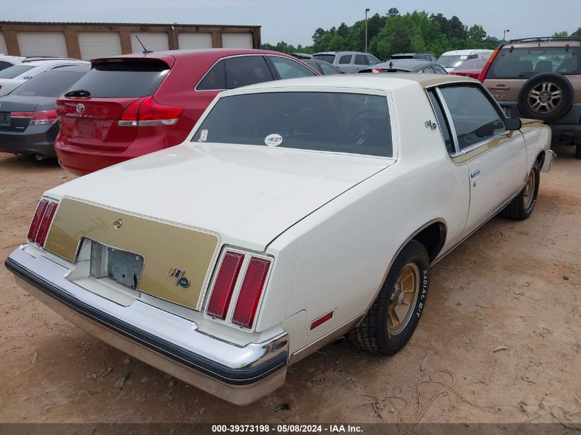 1979 Oldsmobile Cutlass VIN: 00003K47R9M544324 Lot: 39373198