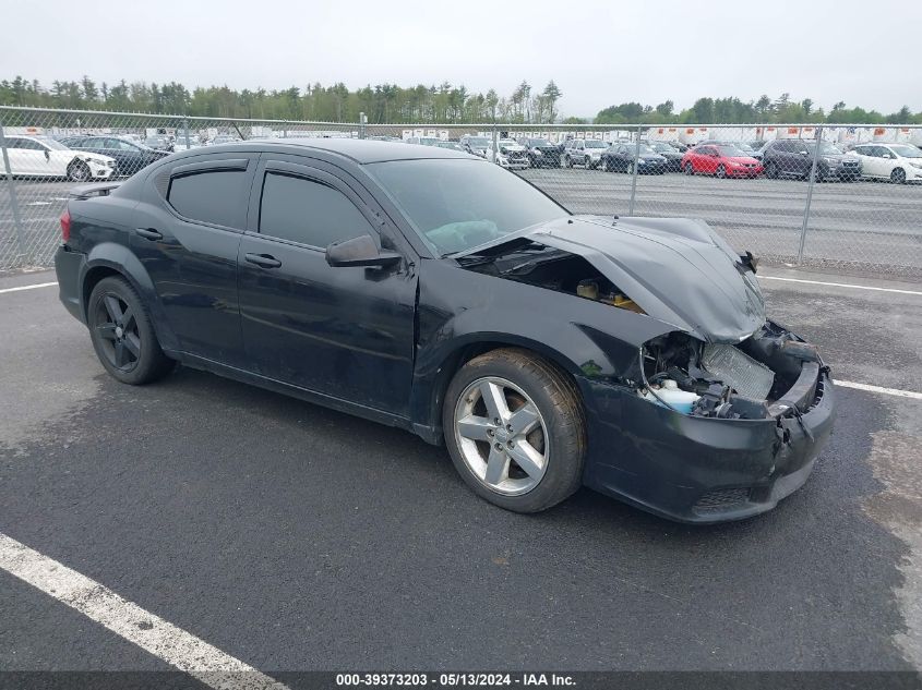 2013 Dodge Avenger Se V6 VIN: 1C3CDZAG4DN770197 Lot: 39373203