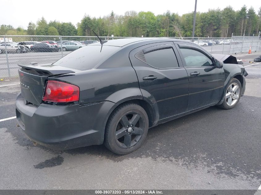 2013 Dodge Avenger Se V6 VIN: 1C3CDZAG4DN770197 Lot: 39373203