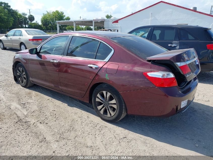 2015 Honda Accord Lx VIN: 1HGCR2F3XFA055320 Lot: 39373221