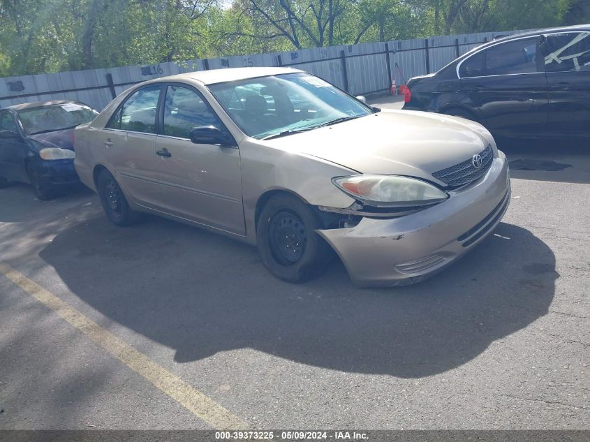 2002 Toyota Camry Xle VIN: 4T1BE32K82U094551 Lot: 39373225