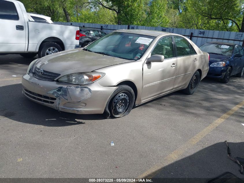 2002 Toyota Camry Xle VIN: 4T1BE32K82U094551 Lot: 39373225