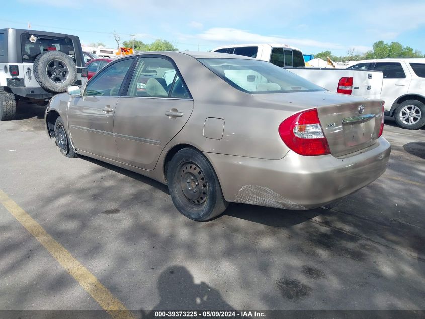 2002 Toyota Camry Xle VIN: 4T1BE32K82U094551 Lot: 39373225