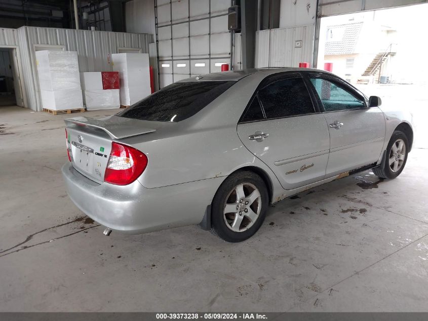 2002 Toyota Camry Se VIN: 4T1BE32KX2U625782 Lot: 39373238