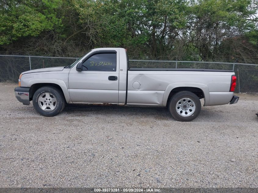 2005 Chevrolet Silverado 1500 Work Truck VIN: 1GCEC14X55Z199060 Lot: 39373281