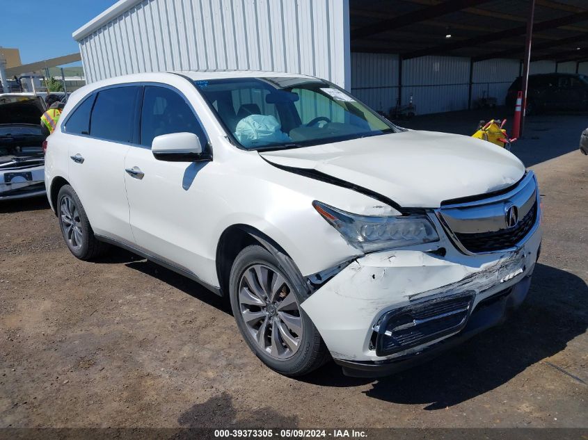 2014 Acura Mdx Technology Package VIN: 5FRYD4H48EB011860 Lot: 39373305