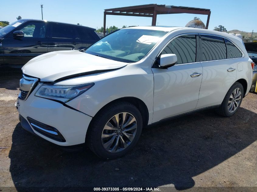 2014 Acura Mdx Technology Package VIN: 5FRYD4H48EB011860 Lot: 39373305