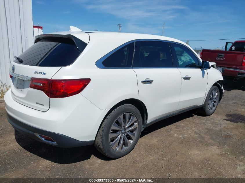 2014 Acura Mdx Technology Package VIN: 5FRYD4H48EB011860 Lot: 39373305