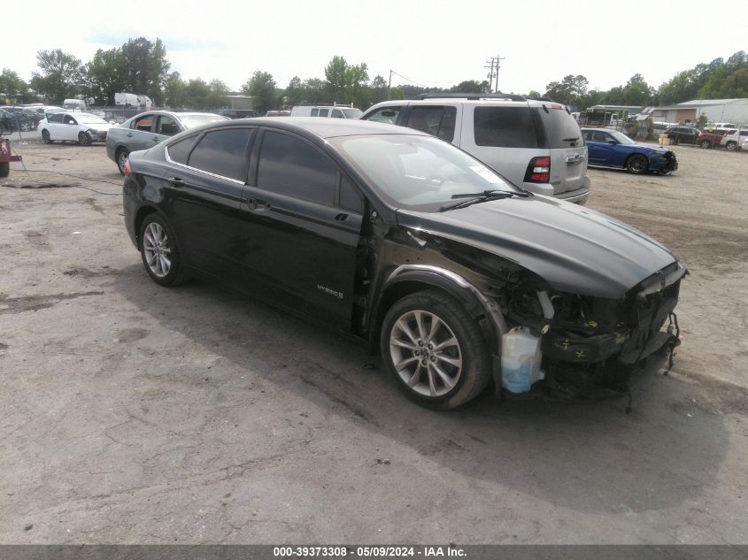 2017 Ford Fusion Hybrid Se VIN: 3FA6P0LU2HR114006 Lot: 39373308