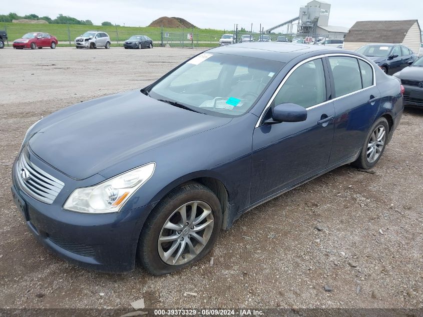 2008 Infiniti G35X VIN: JNKBV61F68M263175 Lot: 39373329