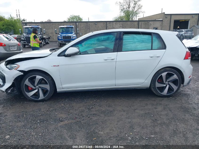 2018 Volkswagen Golf Gti 2.0T Autobahn/2.0T S/2.0T Se VIN: 3VW547AU8JM276264 Lot: 39373348