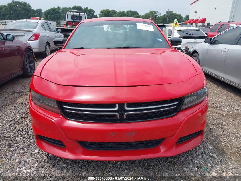 2016 Dodge Charger Sxt VIN: 2C3CDXHG8GH174503 Lot: 39373356