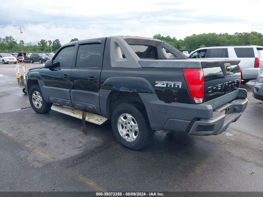 2003 Chevrolet Avalanche 1500 VIN: 3GNEC13T43G194192 Lot: 39373358