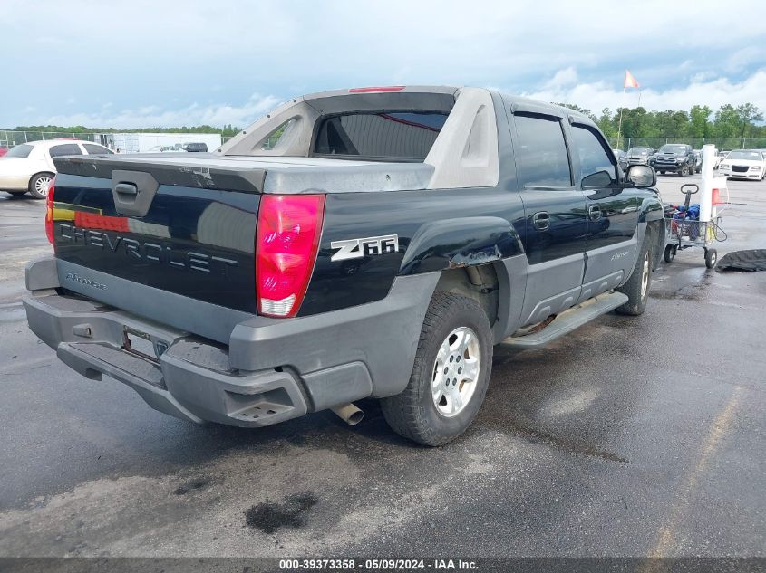 2003 Chevrolet Avalanche 1500 VIN: 3GNEC13T43G194192 Lot: 39373358