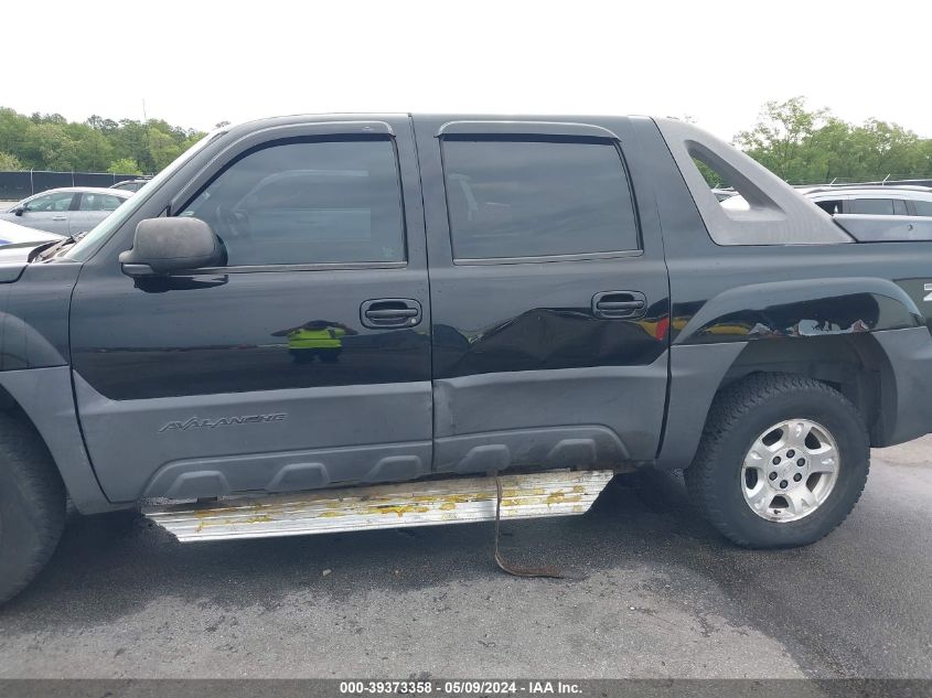 2003 Chevrolet Avalanche 1500 VIN: 3GNEC13T43G194192 Lot: 39373358