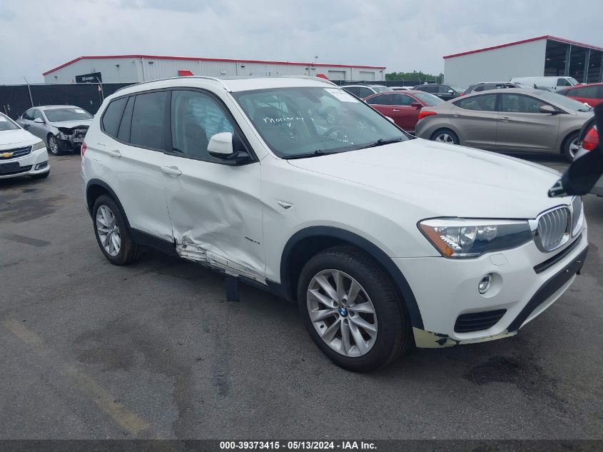 2017 BMW X3 xDrive28I VIN: 5UXWX9C38H0W79364 Lot: 39373415