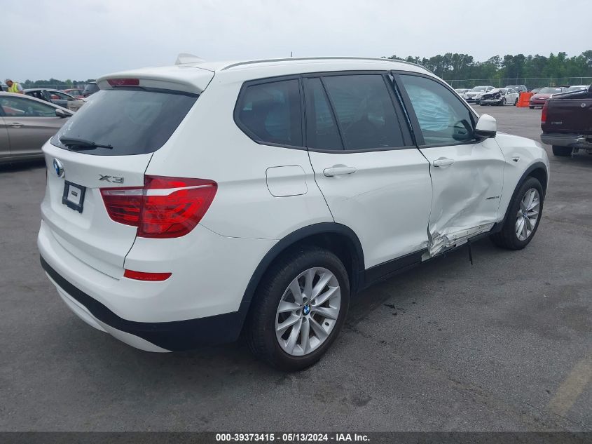 2017 BMW X3 XDRIVE28I - 5UXWX9C38H0W79364