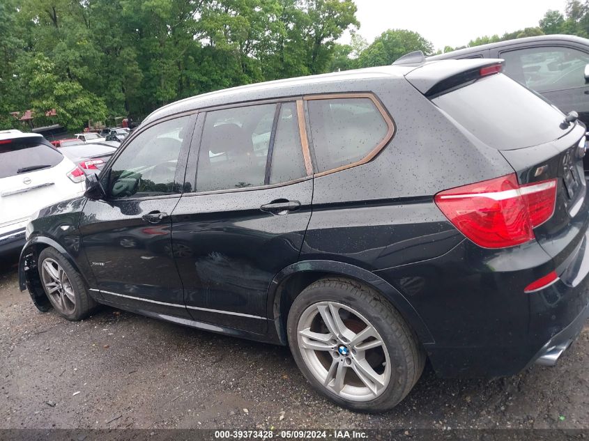 2014 BMW X3 xDrive35I VIN: 5UXWX7C55E0E78977 Lot: 39373428