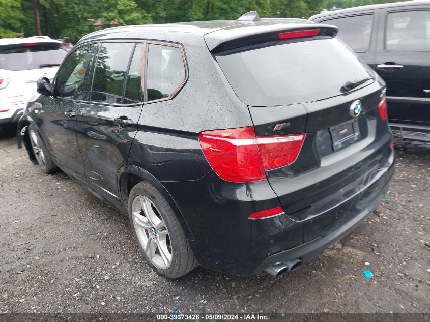 2014 BMW X3 xDrive35I VIN: 5UXWX7C55E0E78977 Lot: 39373428