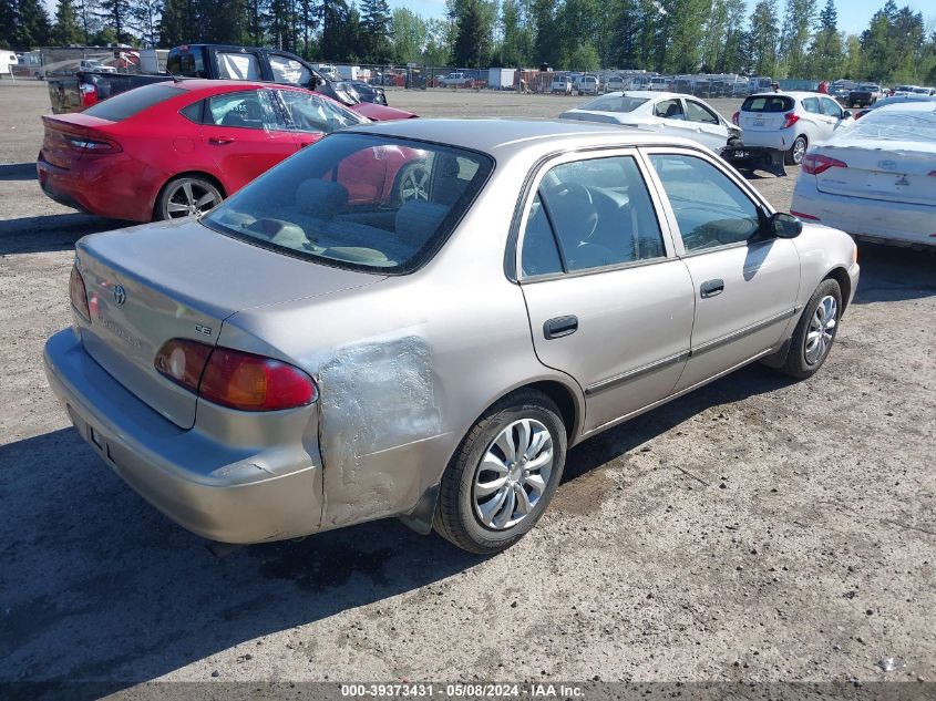 2002 Toyota Corolla Ce VIN: 1NXBR12E02Z601848 Lot: 39373431