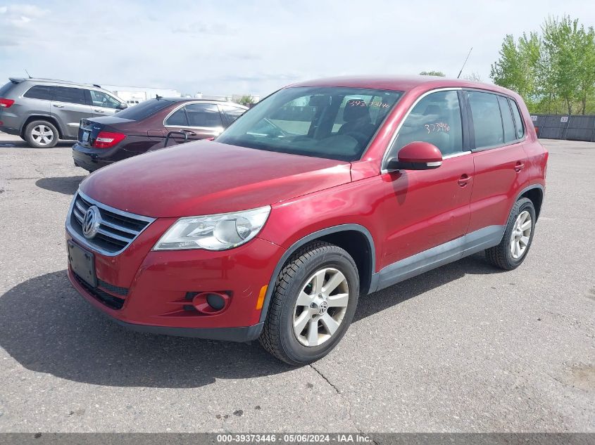 2010 Volkswagen Tiguan S VIN: WVGBV7AX4AW003394 Lot: 39373446