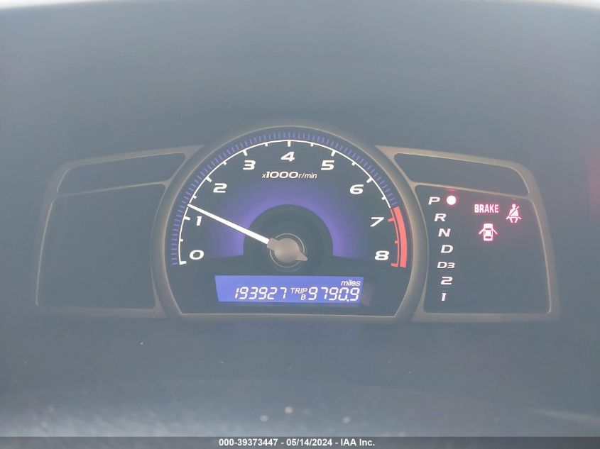 2010 Honda Civic Lx VIN: 19XFA1F56AE068893 Lot: 39373447